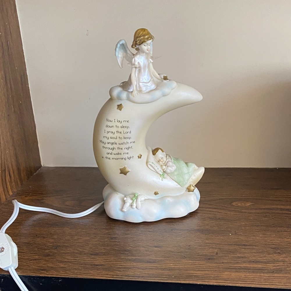 Angel Moon Night Light